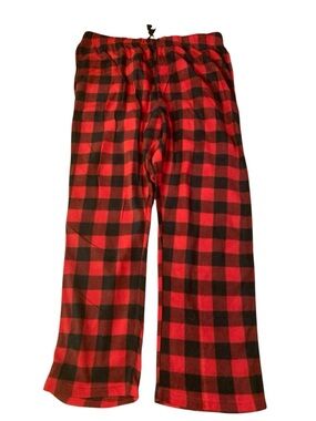 Sova by Texfit Red Buffalo Plaid Fleece Pajama Pants - XXL